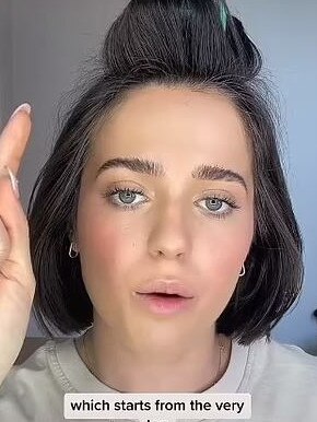 She was left shocked by a staff member’s “extremely disgraceful” attitude about her body. Picture: TikTok