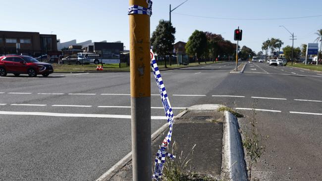 Two people were killed in a crash at the intersection of Murray Jones Drive and Milperra Road at Milperra earlier this week. Picture: Richard Dobson