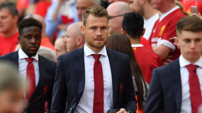 Liverpool's Belgian goalkeeper Simon Mignolet was dropped.