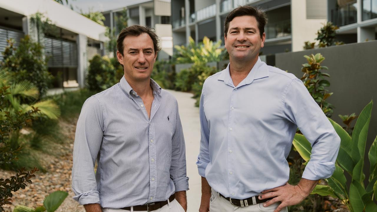 Altum Property Group's Alex Rigby and Rob McCready have revealed plans for new residential unit developments at Noosa Heads.