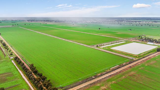 David Shelmerdine and family have sold all three parts of their 1000ha irrigated cropping and livestock enterprise near Moama in southern NSW.