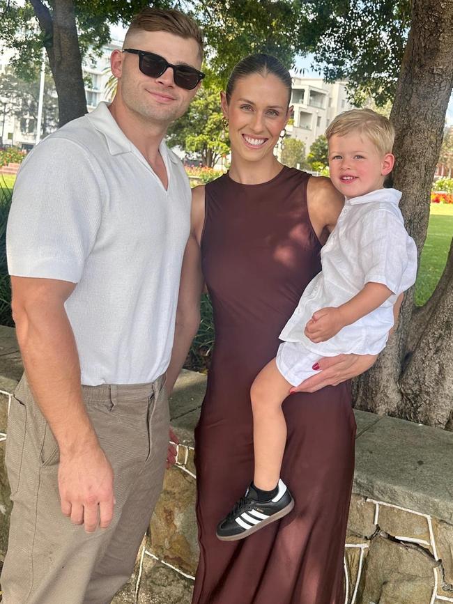 Parents of Kayln Davidson (right), Reece Davidson and Shalea Ettingshausen. Credit: Supplied.