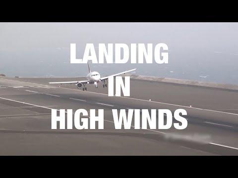 Planes Attempting to Land in Extremely High Winds. Credit - Various via Storyful