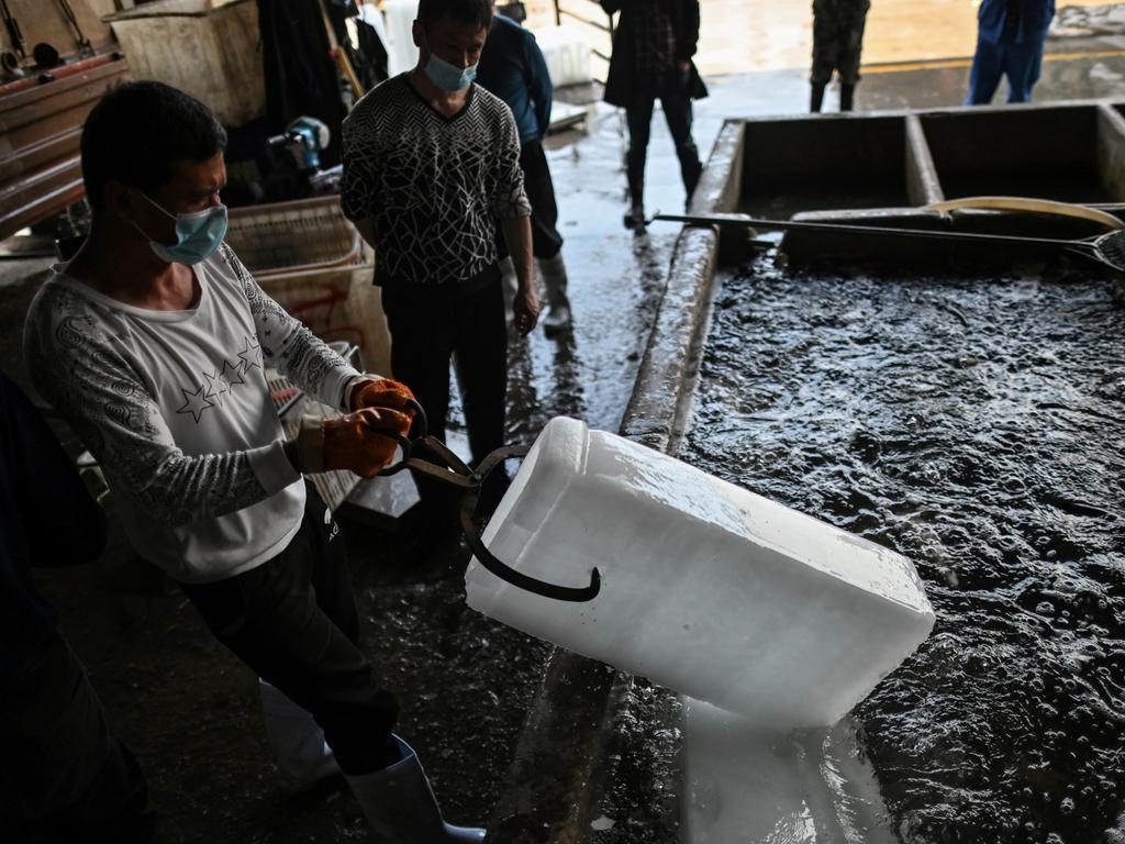 The prevailing theory is that the virus outbreak emanated from Wuhan’s wet market. Picture: Hector RETAMAL / AFP