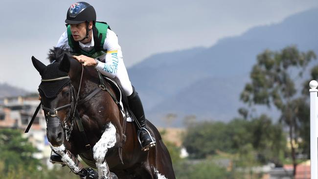 Australia’s Chris Burton is a chance for the individual eventing gold medal.