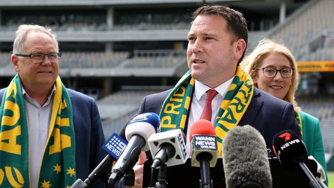 The 2034 World Cup is out of reach for Football Australia chief executive James Johnson. Picture: Paul Kane/Getty Images