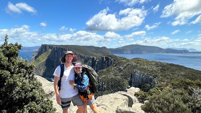 Hiking to Cape Pillar was a highlight.