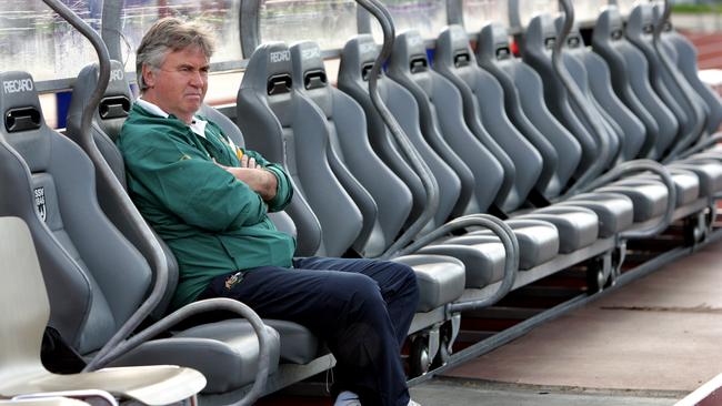 Former Socceroos coach Guus Hiddink in 2006. Photo: Gregg Porteous