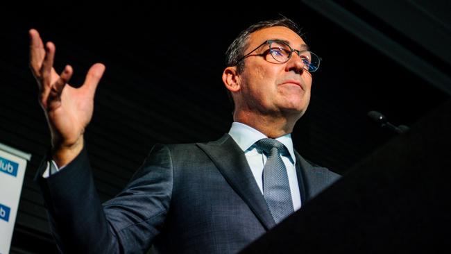 Premier Steven Marshall says the state government is not harvesting the data of people using its websites for the Liberal Party. Picture: NCA NewsWire / Morgan Sette