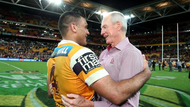 Justin Hodges and Wayne Bennett were a formidable force at the Broncos.