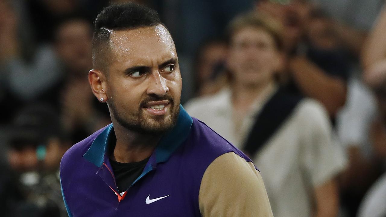 Nick Kyrgios was proud of how he performed. (Photo by Daniel Pockett/Getty Images)