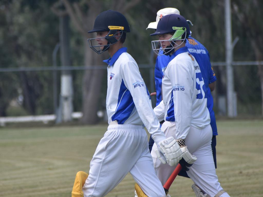 Central Queensland Intercity Cricket, under-16, Central Highland Hawks versus Rockhampton, Rockhampton Cricket Grounds, on February 22, 2025.
