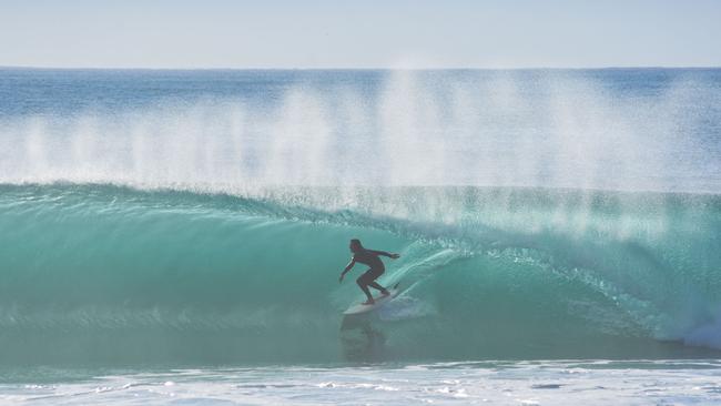 Morning surf at Burleigh Beach. Photo: Daniel Pasquale