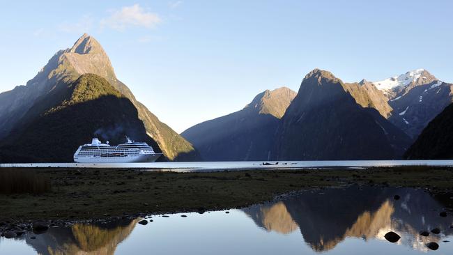 Visitors to Milford Sound are likely to be profound given the dearth of ships.