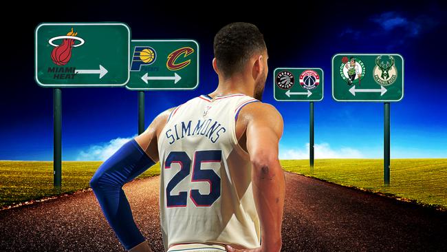 This is what Ben Simmons' road to the NBA Finals will look like.