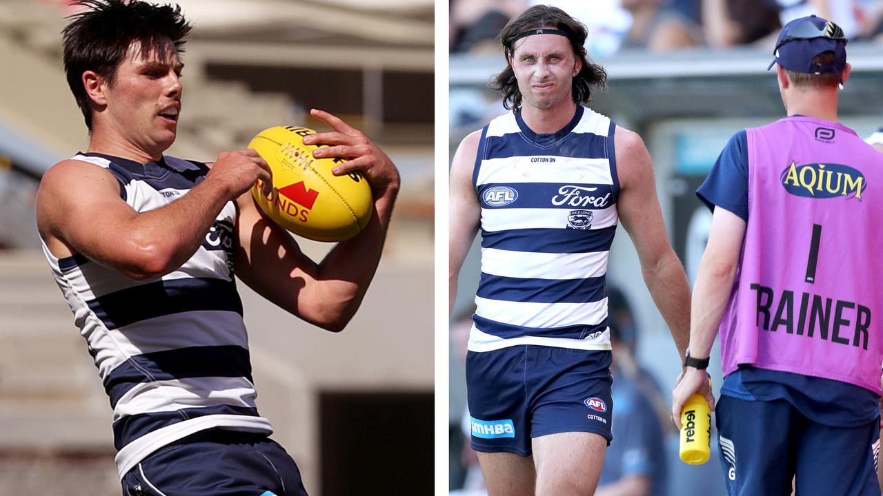 Geelong defeated Hawthorn in the opening four periods.