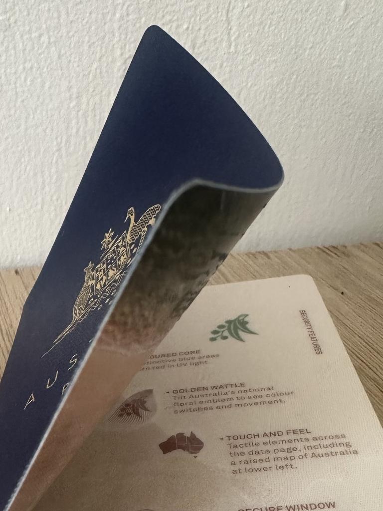 Unfortunately, the passport doesn’t withstand travel very well. Picture: Kids News/Diana Jenkins