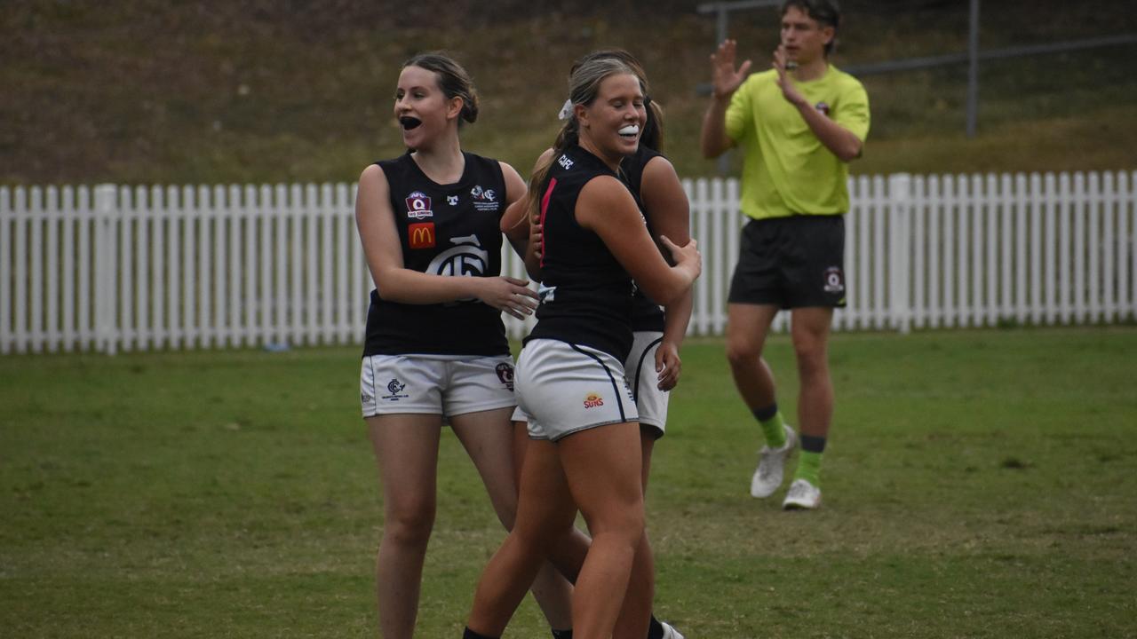 Under-17 Girls division 1 action between Wests and Tweed Coolangatta. Sunday May 14, 2023. Picture: Nick Tucker