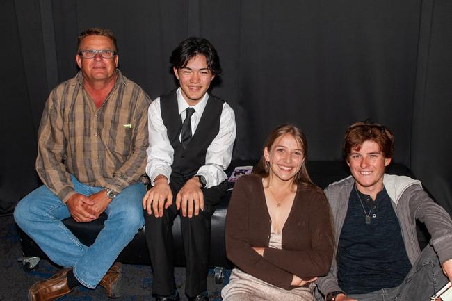 Steve Fisher, Donald MacGregor, Aquila Fisher and Thomas Bookall at Mackay Eisteddfod 2022Picture: Michaela Harlow