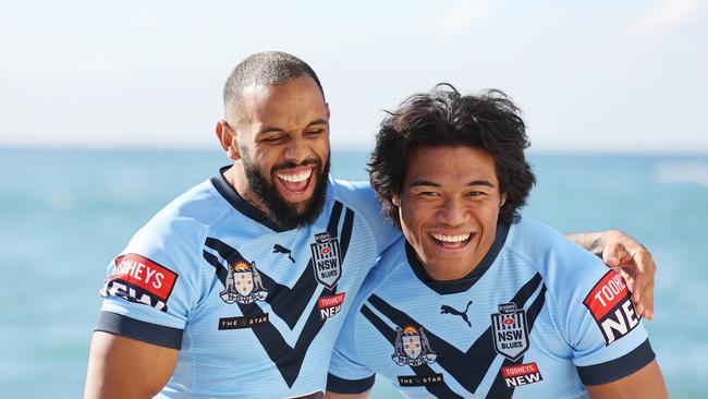 Addo-Carr and Brian To'o were NSW’s wing duo last season. Picture: David Swift