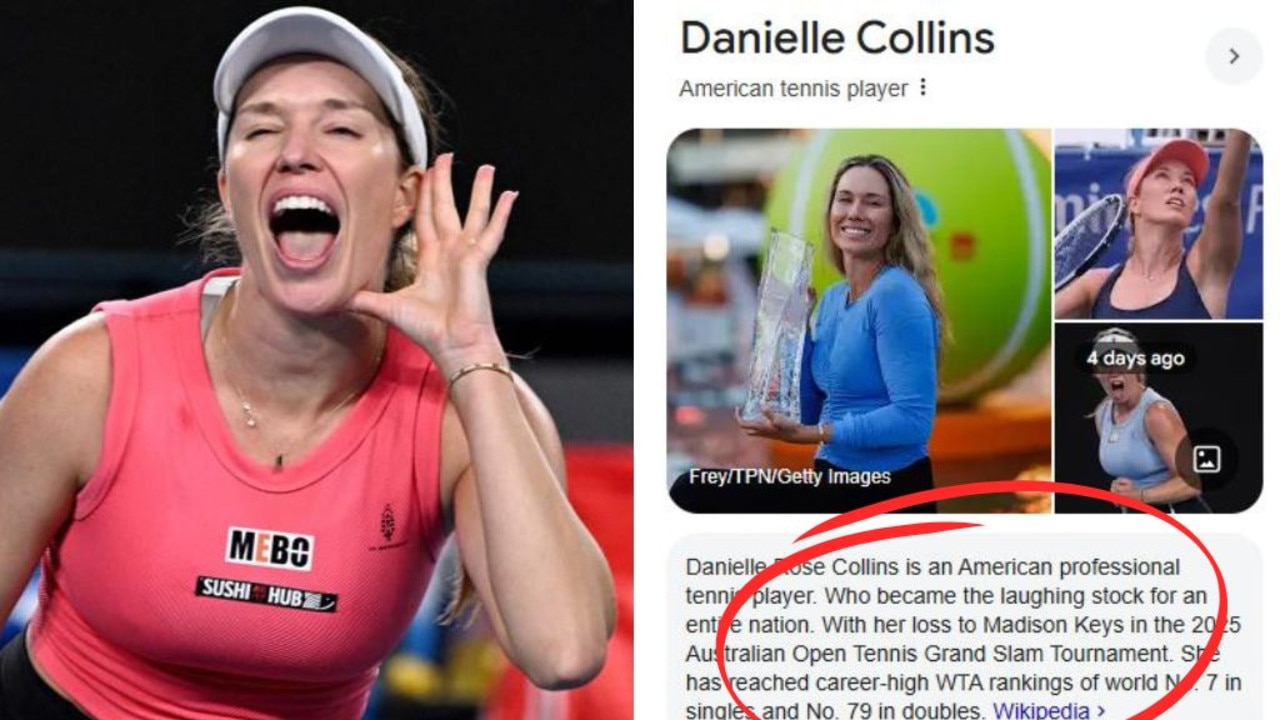 Aussie Fan's Savage Move: Danielle Collins' Wikipedia Page Gets Hilarious Edit