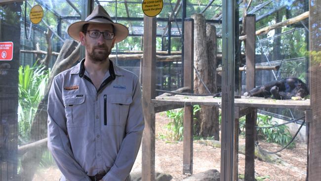 Rockhampton Zoo team leader Blair Chapman.