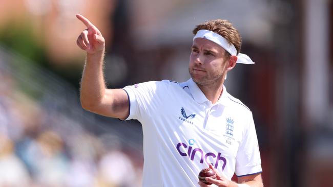 Stuart Broad has shouldered a heavy workload over the first three Ashes Tests. Picture: Getty