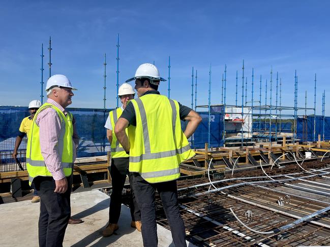 The NT government has committed $16m a year to operate a 24-bed mental health unit under construction at the Royal Darwin Hospital. Picture: Fia Walsh.