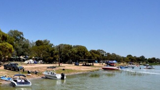 Rare find ... The mutant fish was caught in Lake Bonney in South Australia.