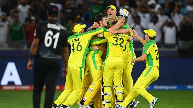 Australia’s win has proved the old manta that World Cups are won by old fashioned hard heads. Picture: Getty