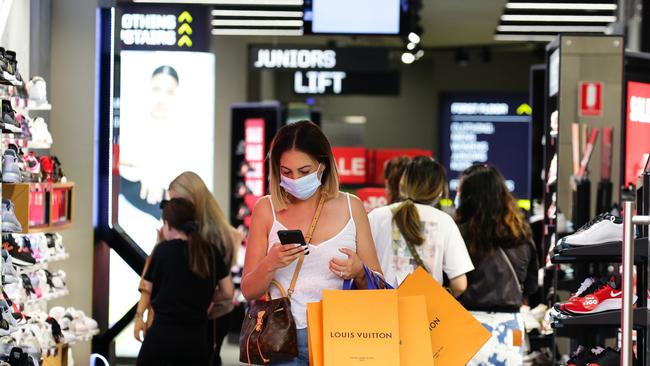 Masks will still be required indoors after 80 per cent vaccination. Picture: Gaye Gerard