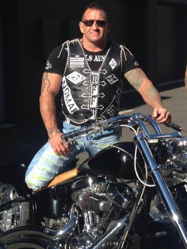 Mongol bikie Shane Bowden. Picture: Supplied