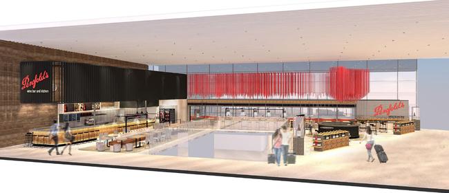 ...and an artist impression of the Penfolds Wine Bar and Kitchen...