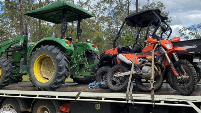 Police allege stolen vehicles were found. Picture: NSW Police