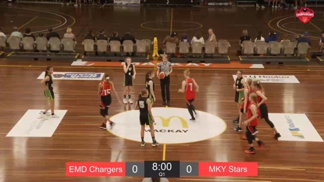 Replay: Queensland Basketball - U14 Girls Championship (Div 3 – Emerald Chargers v Mackay Stars)