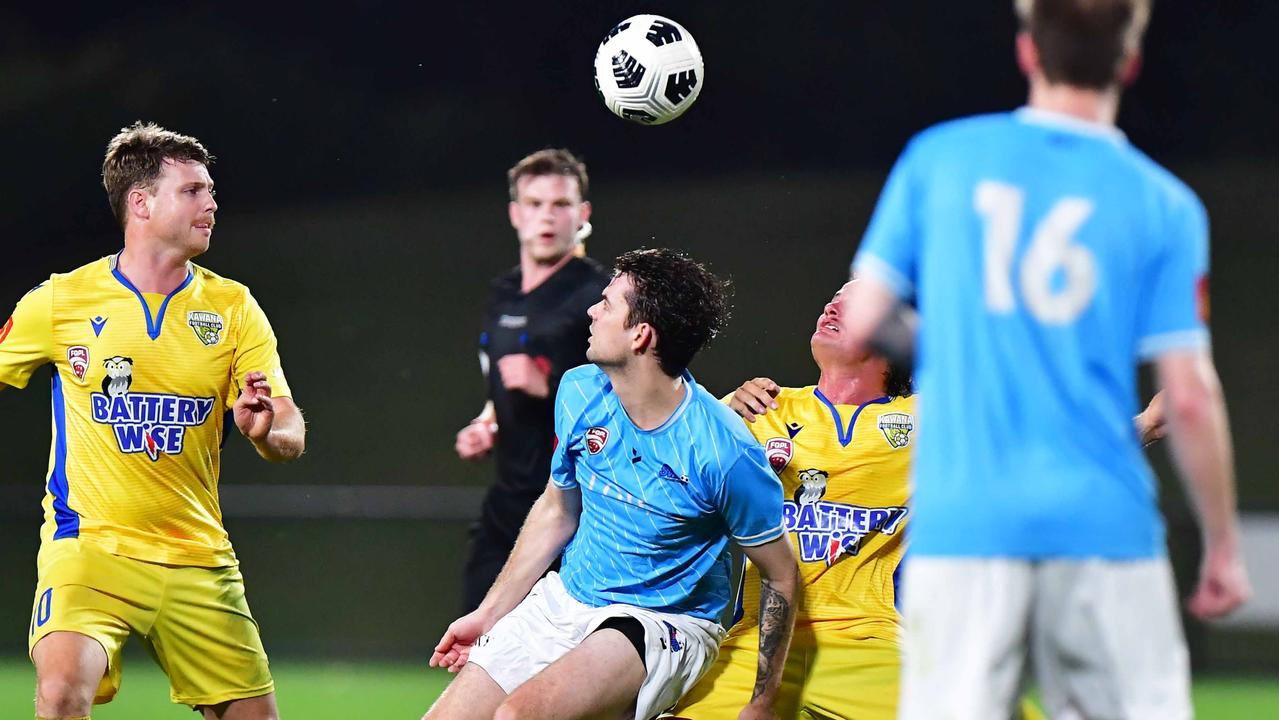 SOCCER: Men's, Kawana V Maroochydore Swans. Picture: Patrick Woods.