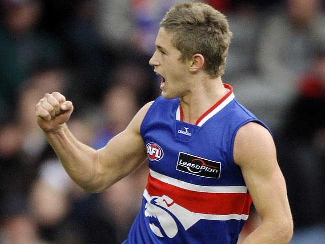 Ward cemented his place in the Bulldogs’ line-up when he was only a teenager. Picture: Michael