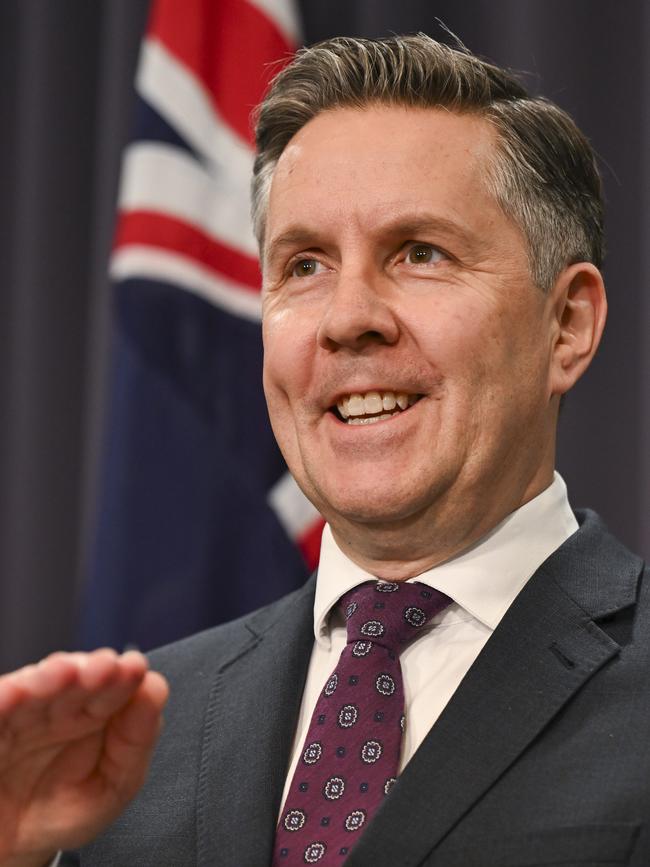 Health Minister Mark Butler. Picture: NewsWire / Martin Ollman