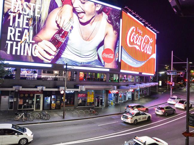 Sydney’s red-light district Kings Cross. Picture: Damien Shaw