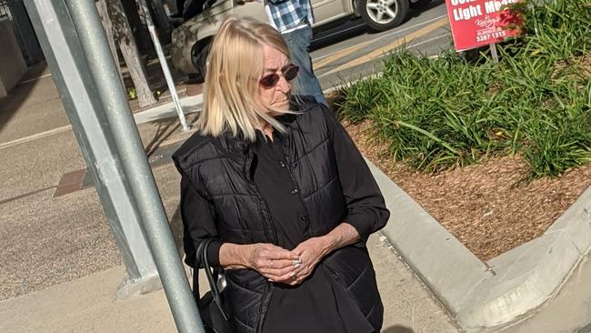 Evelyne Anne Mullineux outside Beenleigh Magistrates Court. Picture: Alex Treacy