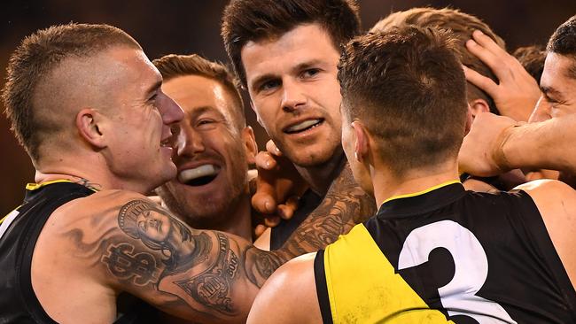 Richmond is playing with an infectious team spirit led by captain Trent Cotchin.