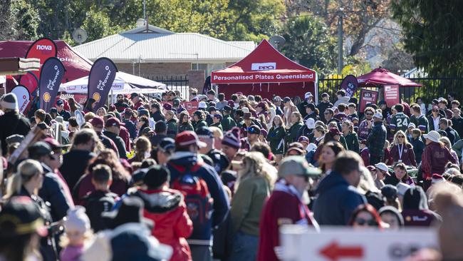 Queensland Maroons fan day at Toowoomba Sports Ground, Tuesday, June 18, 2024. Picture: Kevin Farmer