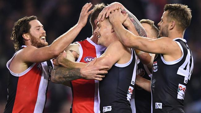 St Kilda will trial the AFL’s new rules on Thursday morning. Picture: Getty Images