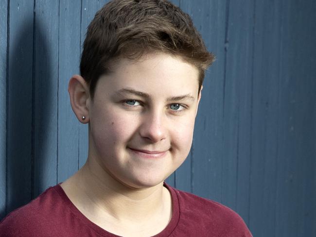 14-year-old Tyler Turner at his Parkinson home, Friday, August 12, 2022 - Picture: Richard Walker