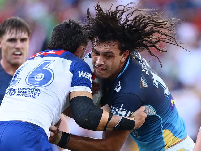 Tino Fa’asuamaleaui. Picture: Hannah Peters/Getty Images
