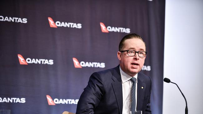 In financial year 2019, Qantas chief executive Alan Joyce received a $24 million pay package. Picture: NCA NewsWire/ Flavio Brancaleone