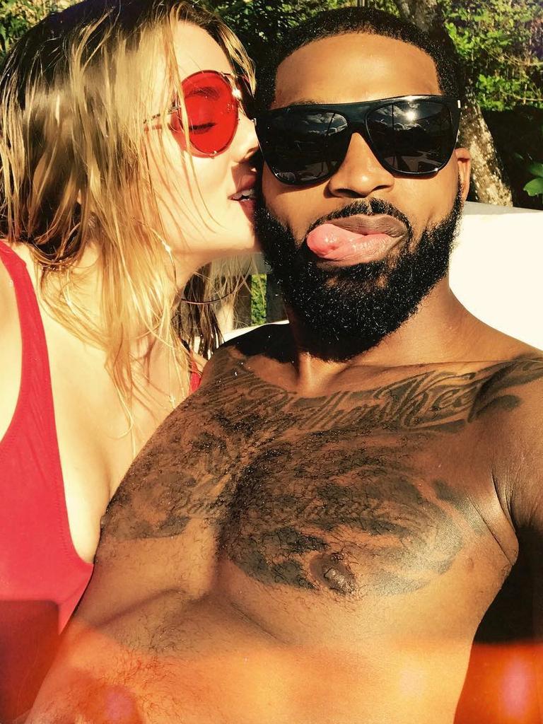 Khloe Kardashian and Tristan Thompson. Picture: Instagram