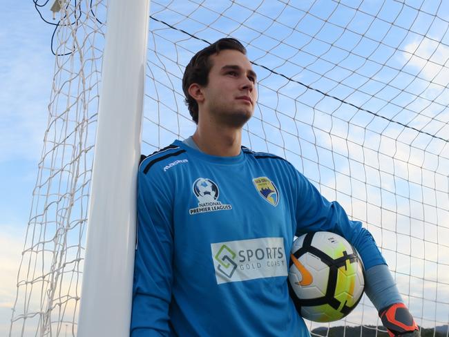 New Gold Coast United goalkeeper Duro Dragicevic.