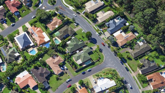 Generic photo of Australian suburban houses / suburbia