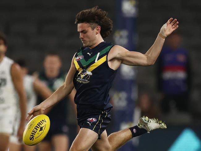 MELBOURNE. 13/05/2023. AFL. Australian under 18s vs Carlton VFL at Marvel Stadium. Nick Watson . Pic: Michael Klein